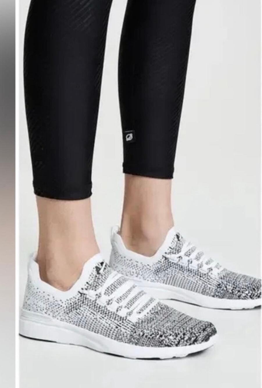 APL TechLoom Breeze Sneakers Women's 5.5 White Black Ombre NEW